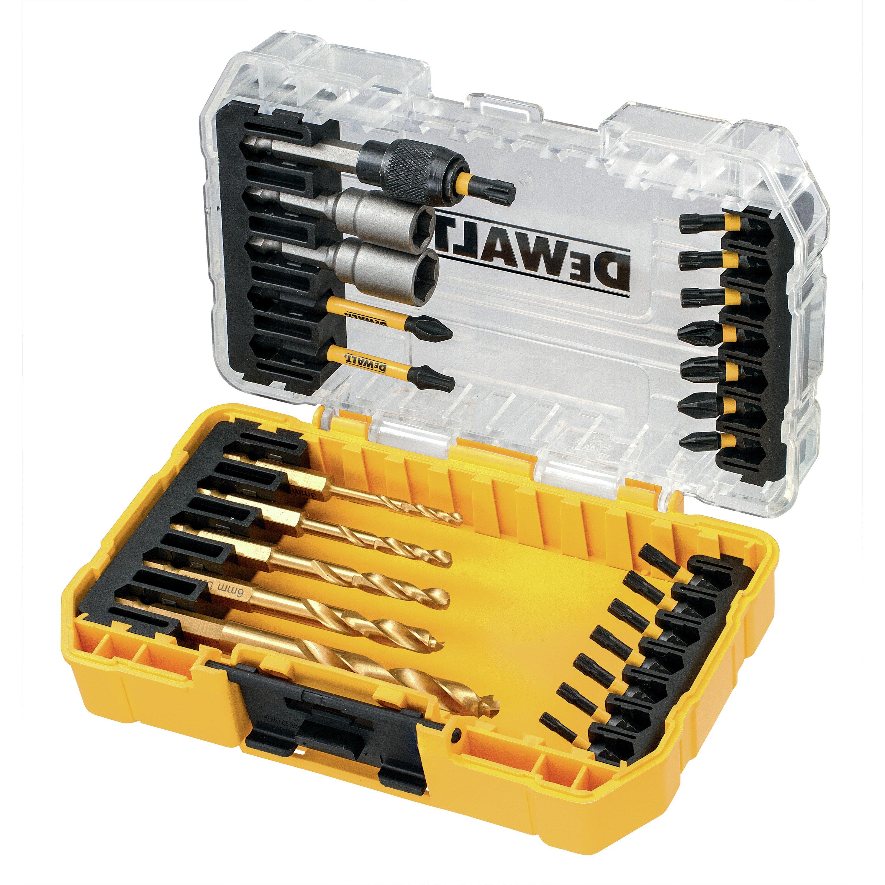 DEWALT Bohrer-Bit-Set 25-tlg. schlagf. HSS-G DT70735T-QZ