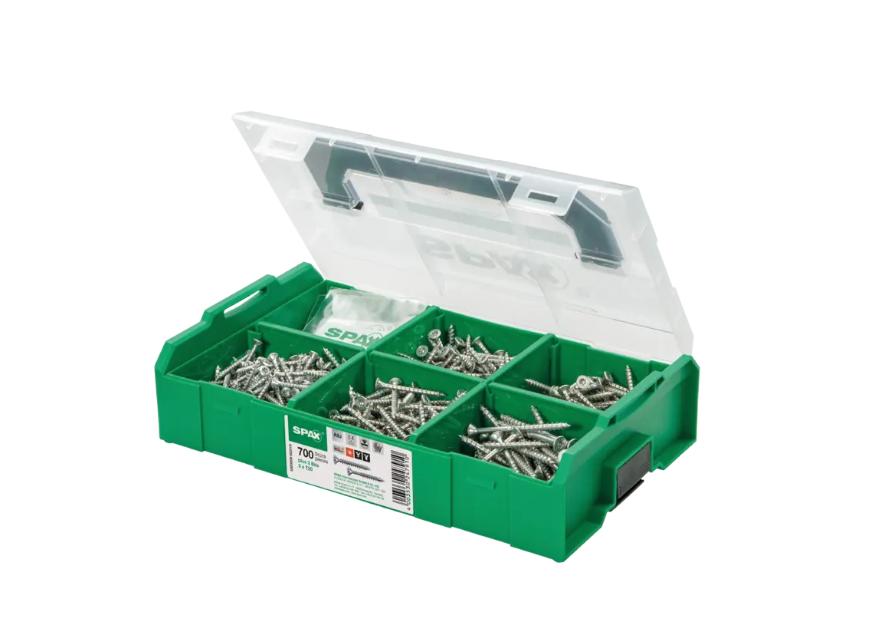 SPAX MONTAGEKASTEN L-BOXX MINI KUNSTSTOFF T-STAR PLUS WIROX