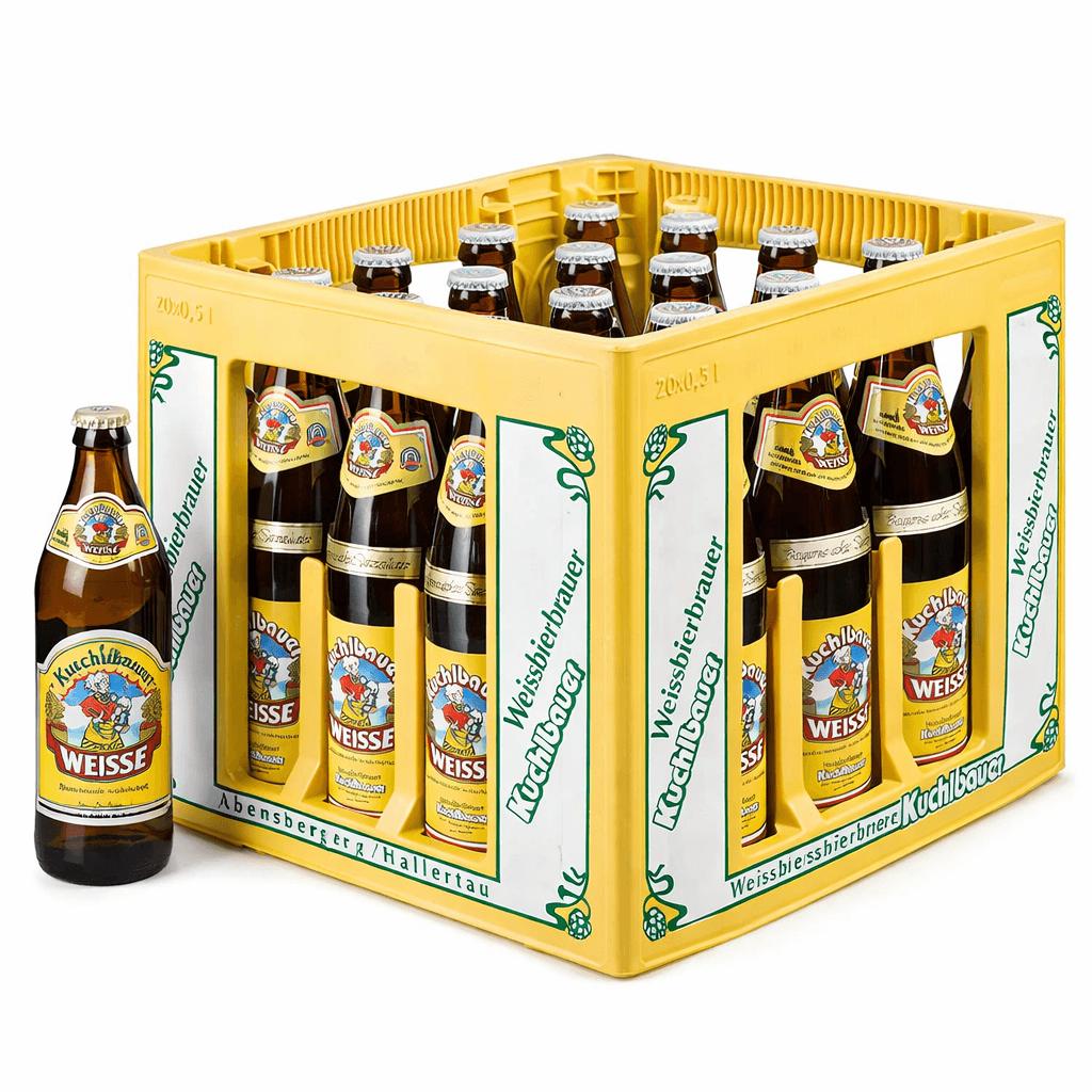 Kuchlbauer Hefeweizen Hell Mehrwegkasten 20 × 0,5 l