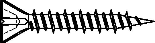 Dresselhaus, Gipsplattenschrauben, für Gipsfaserplatten, mit Kreuzschlitz H, CE-konform