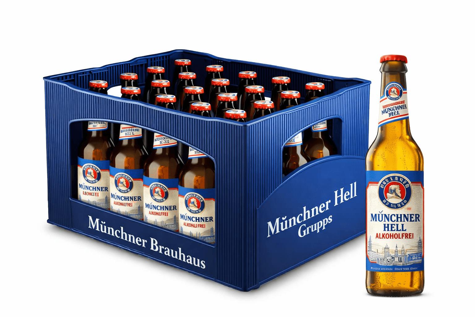 Paulaner Münchner Hell Alkoholfrei 20 x 0,5 L Mehrweg