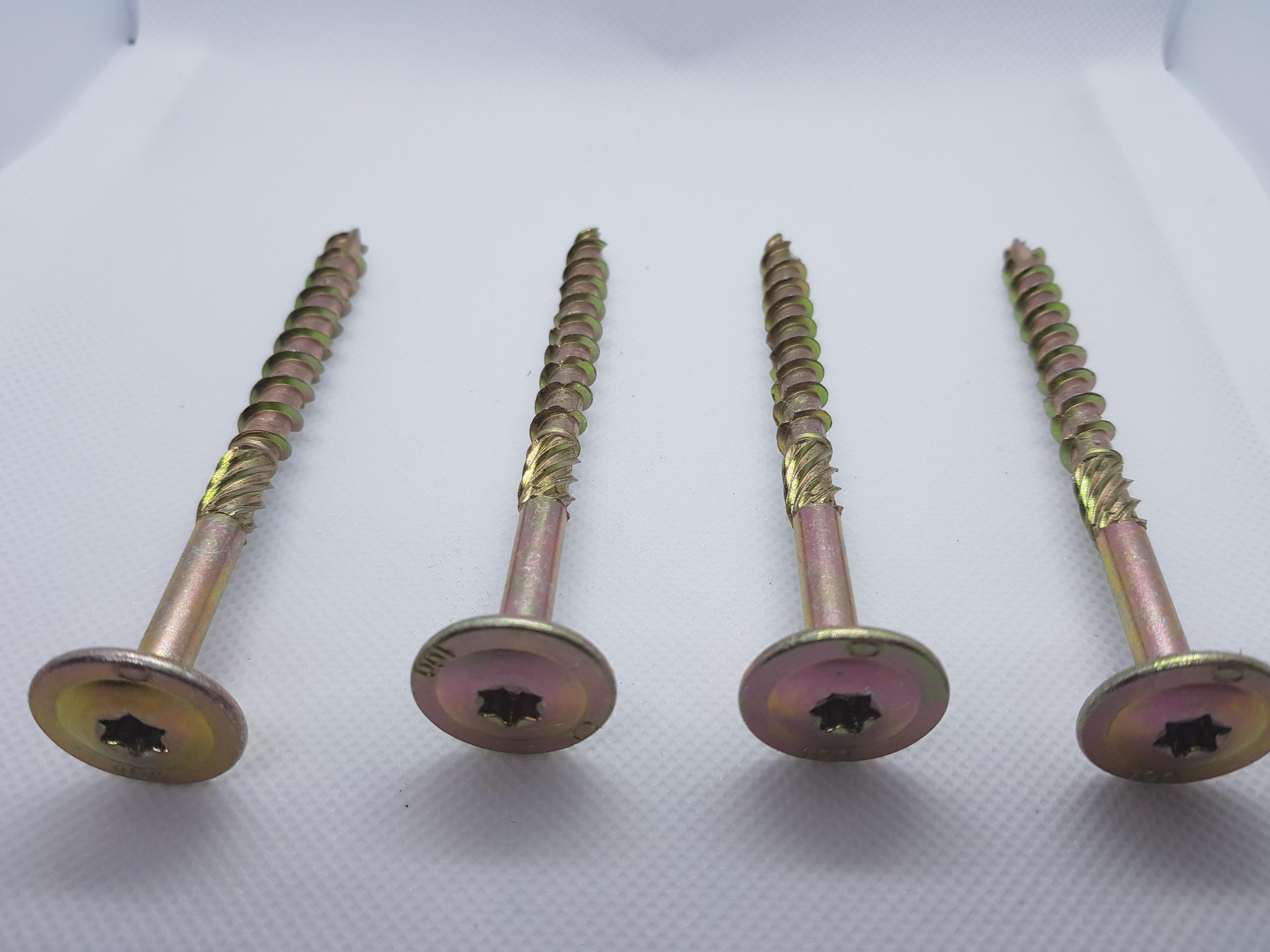 Eurotec Paneltwistec Tellerkopf Holzschraube Stahl gelb verzinkt Torx