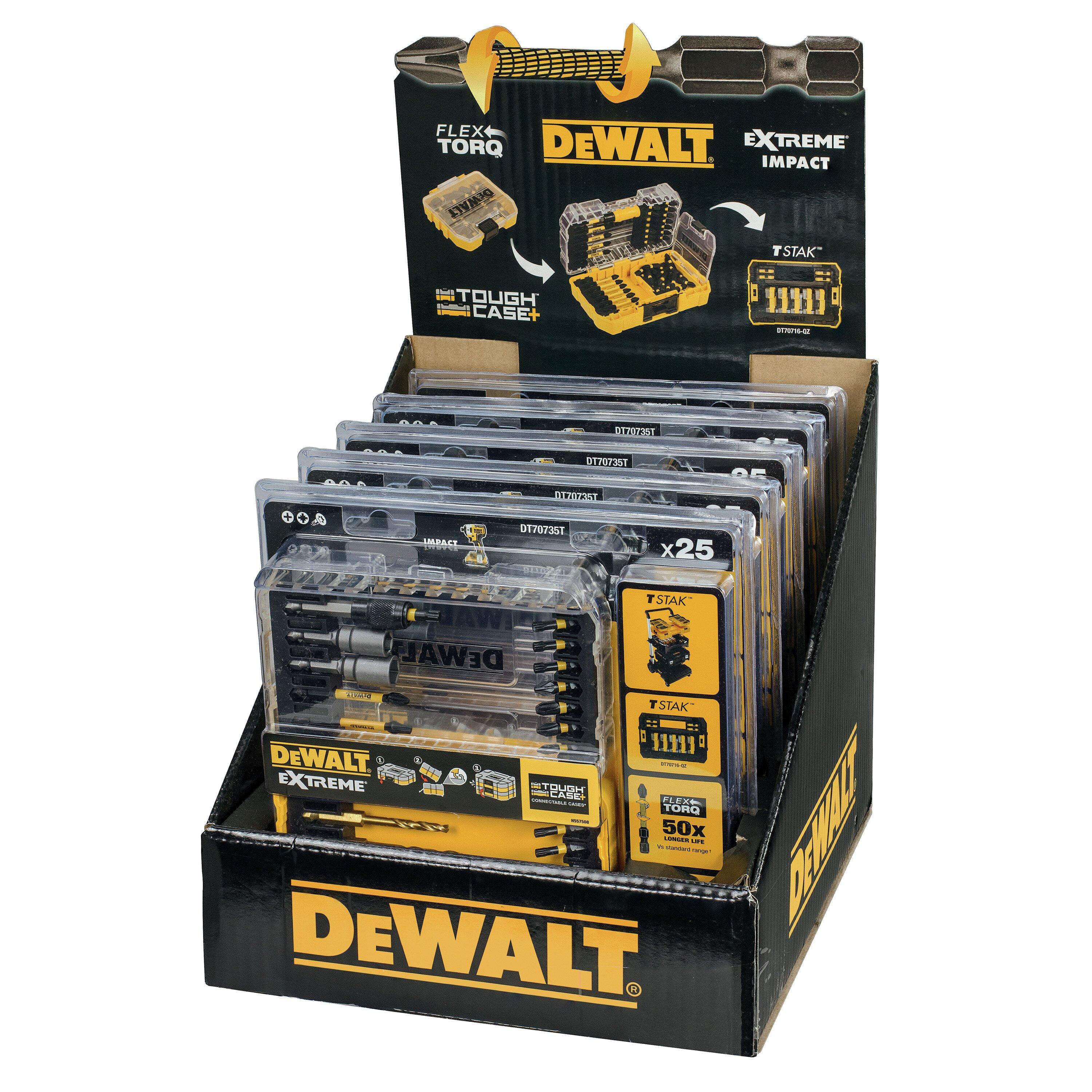 DEWALT Bohrer-Bit-Set 25-tlg. schlagf. HSS-G DT70735T-QZ
