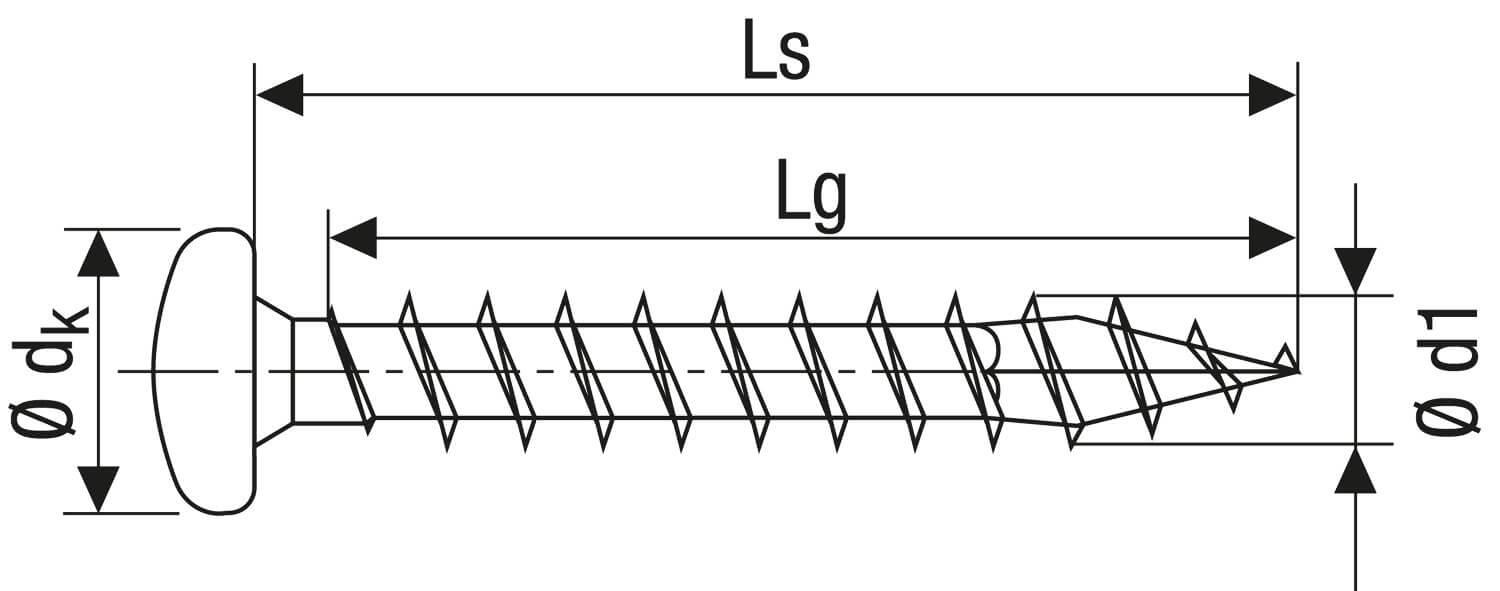 SPAX Universalschraube, T-STAR plus, Halbrundkopf, Vollgewinde, 4CUT, WIROX A3J, blank verzinkt