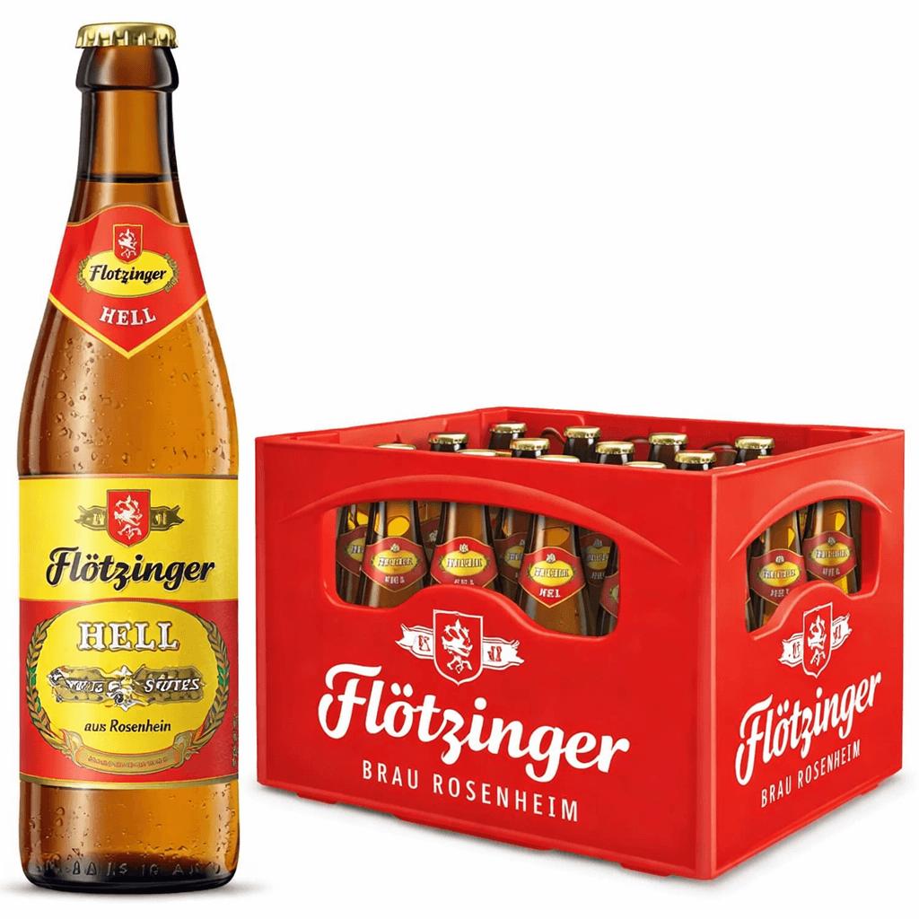 Flötzinger Hell Mehrwegkasten 20 × 0,33 l - Mehrweg