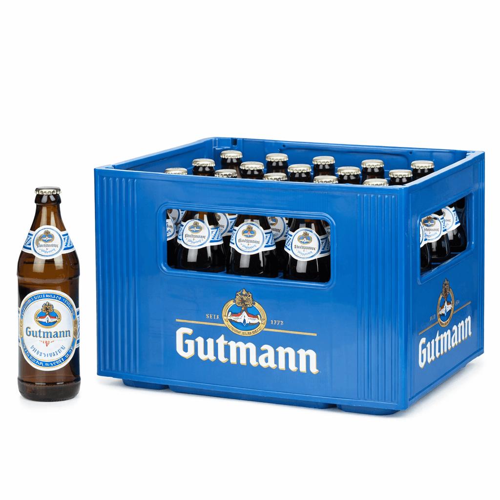 Gutmann Hefeweizen Hell Mehrwegkasten 20 × 0,5 l