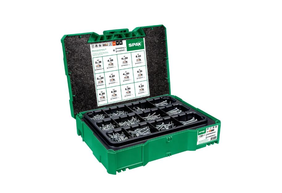 SPAX Box systainer T-Loc I SENKMULTIKOPF T-STAR PLUS WIROX 1385ST/5Bit