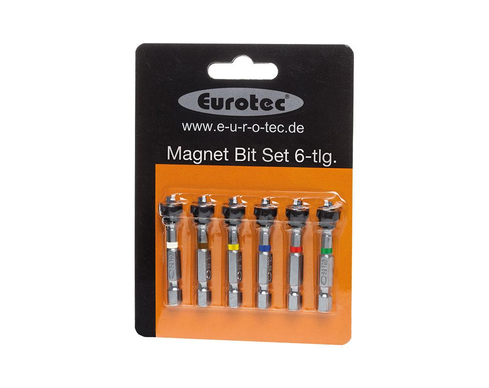 Eurotec, Magnet-Bit-Set 50 mm; TX 10/15/20/25/30/40 á 1 Stück