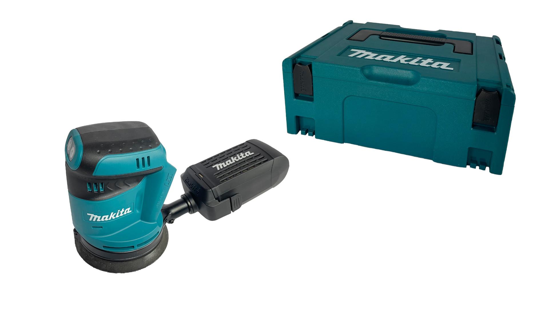 Makita DBO180ZJ solo im Makpac Gr2 mit Universaleinlage  Akku-Exzenterschleifer 125 mm, 18V
